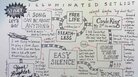 A remarkably illustrated setlist for musician Dan Wilson. A remarkably illustrated setlist for musician Dan Wilson.