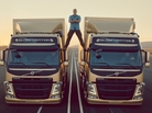 The easy part: Actor Jean-Claude Van Damme before the trucks started backing up and he did his "epic split." The easy part: Actor Jean-Claude Van Damme before the trucks started backing up and he did his "epic split."