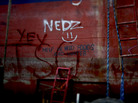 In Tacloban, the Philippines, graffiti on the side of a grounded ship sends a message out to the world. In Tacloban, the Philippines, graffiti on the side of a grounded ship sends a message out to the world.