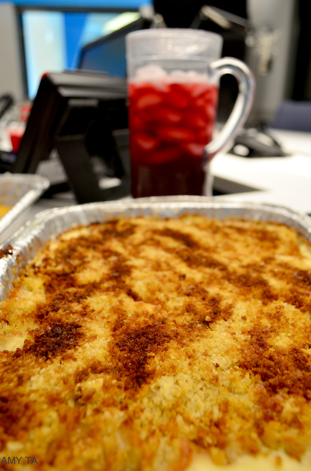 The Mac and Cheese and Hibiscus Aid were prepared by Rock Harper of DC Central Kitchen.
