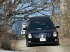 A hearse leaves the Deeds family home in Millboro, Va., on Tuesday, after 24-year-old Austin "Gus" Deeds died in an apparent suicide. A hearse leaves the Deeds family home in Millboro, Va., on Tuesday, after 24-year-old Austin "Gus" Deeds died in an apparent suicide.