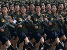 North Korean soldiers march through Kim Il-Sung square in Pyongyang. Merrill Newman, an American grandfather, has been missing since being removed from a plane about to depart North Korea on Oct. 26. North Korean soldiers march through Kim Il-Sung square in Pyongyang. Merrill Newman, an American grandfather, has been missing since being removed from a plane about to depart North Korea on Oct. 26.