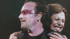 You don't get many opportunities to hug Bono — better do it right! You don't get many opportunities to hug Bono — better do it right!