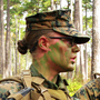Pfc. Katie Gorz (center) served as a squad leader during the training at Camp Geiger, N.C. Pfc. Katie Gorz (center) served as a squad leader during the training at Camp Geiger, N.C.