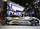 Mercedes-Benz introduced its AMG Vision Gran Turismo concept vehicle at the Los Angeles Auto Show this week. This is just a model of the car; the fully functioning version is virtual. Mercedes-Benz introduced its AMG Vision Gran Turismo concept vehicle at the Los Angeles Auto Show this week. This is just a model of the car; the fully functioning version is virtual.