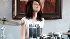 Musician and riot grrrl Kathleen Hanna — formerly of Bikini Kill and Le Tigre, now with The Julie Ruin — is the fascinating central figure in the biographical documentary The Punk Singer. Musician and riot grrrl Kathleen Hanna — formerly of Bikini Kill and Le Tigre, now with The Julie Ruin — is the fascinating central figure in the biographical documentary The Punk Singer.