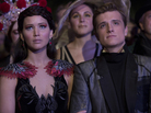 Jennifer Lawrence and Josh Hutcherson in Catching Fire. Jennifer Lawrence and Josh Hutcherson in Catching Fire.