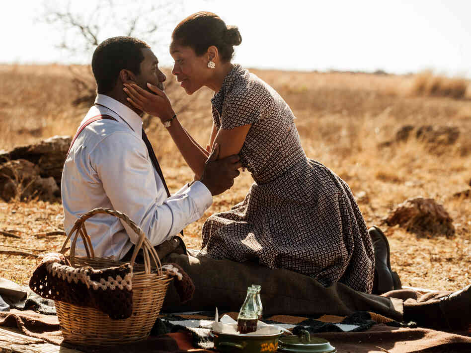 Naomie Harris plays the role of Mandela's second wife, Winnie Mandela, and the two of them spark some of the film's best and most complex moments. Naomie Harris plays the role of Mandela's second wife, Winnie Mandela, and the two of them spark some of the film's best and most complex moments.