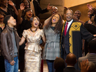 Jacob Latimore (from left), Angela Bassett, Jennifer Hudson and Forest Whitaker power through the season in Kasi Lemmons' Black Nativity, a Christmas movie musical based on Langston Hughes' gospel oratorio. Jacob Latimore (from left), Angela Bassett, Jennifer Hudson and Forest Whitaker power through the season in Kasi Lemmons' Black Nativity, a Christmas movie musical based on Langston Hughes' gospel oratorio.