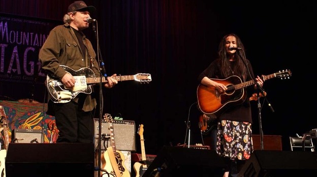 Buddy & Julie Miller perform live on Mountain Stage in 2001. (Courtesy of the artist)