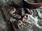 Pastilla is made with honey, walnuts and shredded coconut and is served up in bite-sized logs. Pastilla is made with honey, walnuts and shredded coconut and is served up in bite-sized logs.