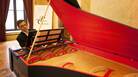 Pianist Slawomir Zubrzycki presents the "viola organista" on Oct. 18 in Krakow, Poland. Zubrzycki spent almost four years building the instrument, which is based on a late 15th-century design by Leonardo da Vinci. Pianist Slawomir Zubrzycki presents the "viola organista" on Oct. 18 in Krakow, Poland. Zubrzycki spent almost four years building the instrument, which is based on a late 15th-century design by Leonardo da Vinci.