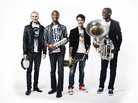 Jon Batiste (second from left) and the Stay Human band. Jon Batiste (second from left) and the Stay Human band.