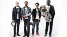 Jon Batiste (second from left) and the Stay Human band. Jon Batiste (second from left) and the Stay Human band.