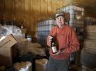 Chuck Shelton in the cold room at Albemarle CiderWorks in Virginia, which makes sparkling alcoholic cider with some of the same apple varieties used by Thomas Jefferson. Chuck Shelton in the cold room at Albemarle CiderWorks in Virginia, which makes sparkling alcoholic cider with some of the same apple varieties used by Thomas Jefferson.