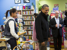 President Obama shopped with daughter Malia at One More Page Books in Arlington, Va., on Small Business Saturday last year. President Obama shopped with daughter Malia at One More Page Books in Arlington, Va., on Small Business Saturday last year.