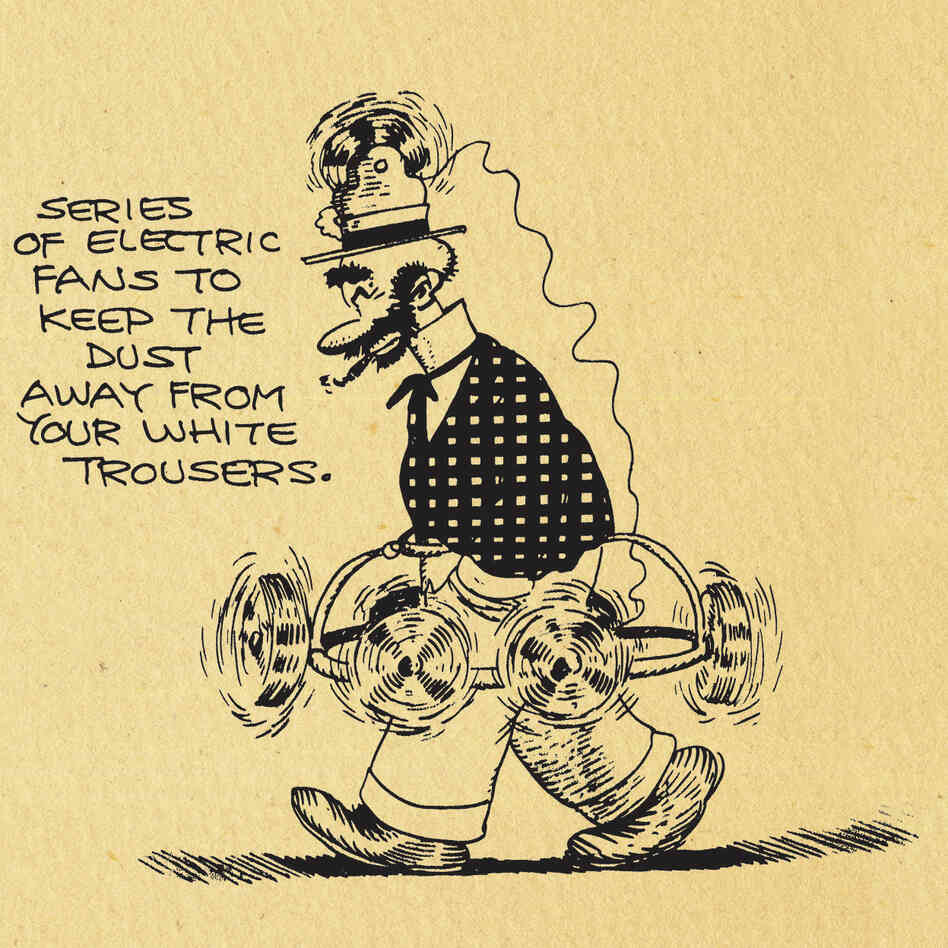 "To Keep Dust Away From Your White Trousers". "To Keep Dust Away From Your White Trousers".
