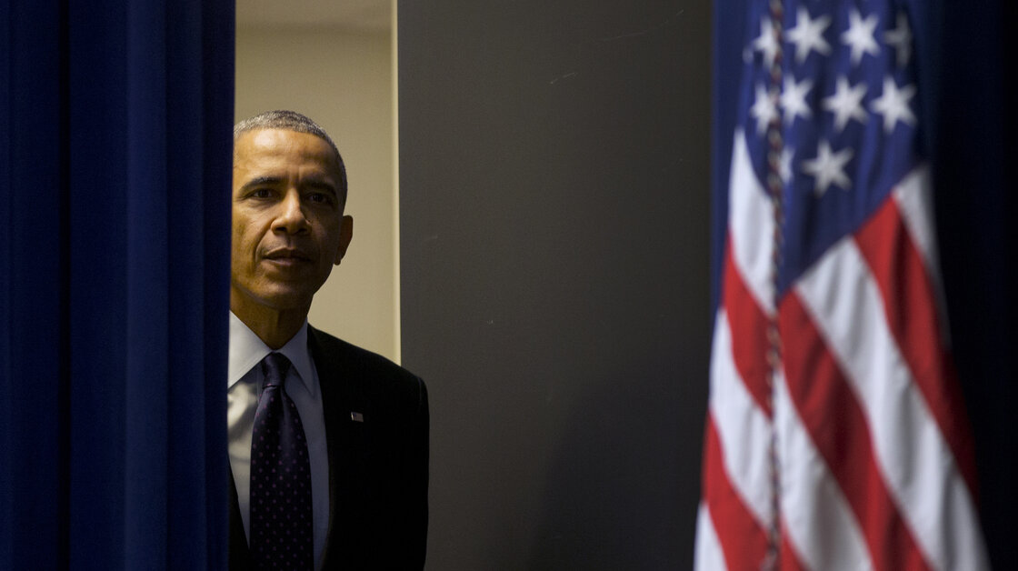 President Obama walks into an auditorium in the Eisenhower Executive Office Building Monday for a speech about World AIDS Day. President Obama walks into an auditorium in the Eisenhower Executive Office Building Monday for a speech about World AIDS Day.