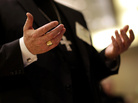Archbishop Joseph William Tobin of Indianapolis prays at the United States Conference of Catholic Bishops' annual fall meeting in Baltimore on Nov. 12. Archbishop Joseph William Tobin of Indianapolis prays at the United States Conference of Catholic Bishops' annual fall meeting in Baltimore on Nov. 12.