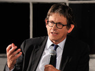 Guardian Editor-In-Chief Alan Rusbridger speaks at a debate about the newspaper's NSA coverage, on Sept. 19. Guardian Editor-In-Chief Alan Rusbridger speaks at a debate about the newspaper's NSA coverage, on Sept. 19.