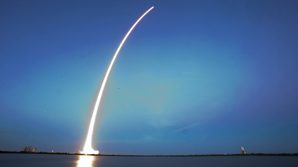 The company's Falcon 9 booster lifted off from Cape Canaveral, Fla. The company's Falcon 9 booster lifted off from Cape Canaveral, Fla.