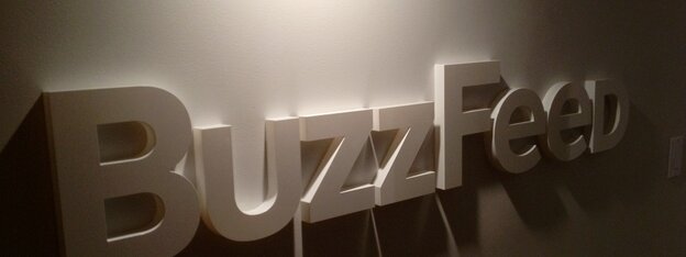 BuzzFeed's content is created by both paid staff members and users of the site.