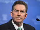 Former GOP Sen. Jim DeMint, president of the Heritage Foundation, at a news conference earlier this year. Former GOP Sen. Jim DeMint, president of the Heritage Foundation, at a news conference earlier this year.