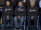 Activists Cristian Avila (left), Dae Joong Yoon and Eliseo Medina ended their fasting for immigration reform after 22 days in Washington, D.C. Activists Cristian Avila (left), Dae Joong Yoon and Eliseo Medina ended their fasting for immigration reform after 22 days in Washington, D.C.