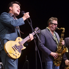 James Hunter (left) and members of The James Hunter Six perform live on Mountain Stage. James Hunter (left) and members of The James Hunter Six perform live on Mountain Stage.