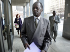Onyango Obama, President Obama's Kenyan-born uncle, arrives at U.S. Immigration Court in Boston on Tuesday for a deportation hearing. Onyango Obama, President Obama's Kenyan-born uncle, arrives at U.S. Immigration Court in Boston on Tuesday for a deportation hearing.
