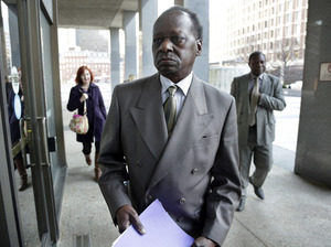 Onyango Obama, President Obama's Kenyan-born uncle, arrives at U.S. Immigration Court in Boston on Tuesday for a deportation hearing. Onyango Obama, President Obama's Kenyan-born uncle, arrives at U.S. Immigration Court in Boston on Tuesday for a deportation hearing.