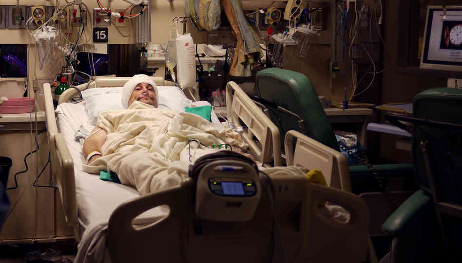 Nate Bennett, 41, agreed to have electrodes implanted in his brain in an effort to identify the source of debilitating seizures. Nate Bennett, 41, agreed to have electrodes implanted in his brain in an effort to identify the source of debilitating seizures.