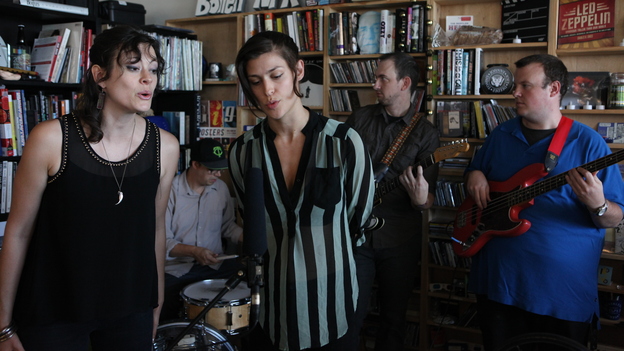Dessa performs at a Tiny Desk Concert on Sept. 24, 2013. Dessa performs at a Tiny Desk Concert on Sept. 24, 2013.