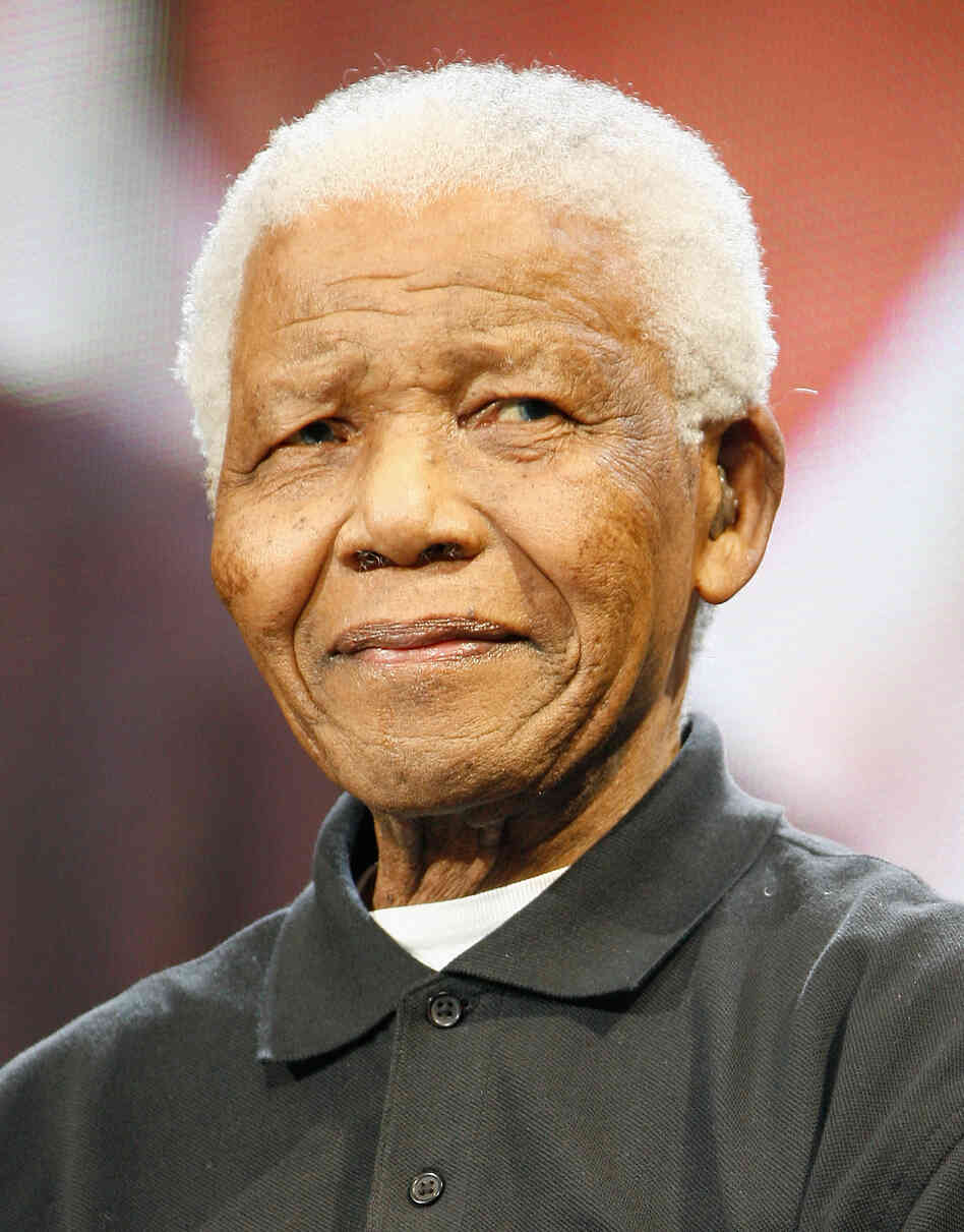 Nelson Mandela, pictured at a concert at London's Hyde Park in 2008. Mandela died Thursday in South Africa. He was 95. Nelson Mandela, pictured at a concert at London's Hyde Park in 2008. Mandela died Thursday in South Africa. He was 95.