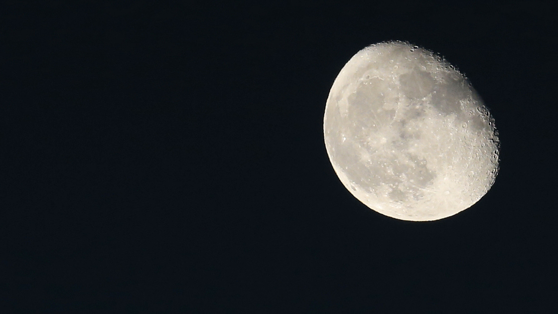The moon on Oct. 22.