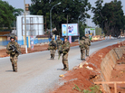 French troops patrolled the Central African Republic's tense capital on Saturday, as reinforcements crossed into the country as part of a UN-mandated effort to quell a wave of deadly sectarian violence. French troops patrolled the Central African Republic's tense capital on Saturday, as reinforcements crossed into the country as part of a UN-mandated effort to quell a wave of deadly sectarian violence.