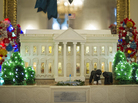 Every year, on the day after Thanksgiving, almost 100 volunteer decorators show up at the White House. They spend the next five days stringing garlands and hanging ornaments, making the White House sparkle for the holidays. Every year, on the day after Thanksgiving, almost 100 volunteer decorators show up at the White House. They spend the next five days stringing garlands and hanging ornaments, making the White House sparkle for the holidays.