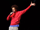 Eric Andre performs at the Just For Laughs Comedy Festival in Chicago in June 2012. Eric Andre performs at the Just For Laughs Comedy Festival in Chicago in June 2012.