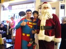 After he and his son Simon encountered both Santa Claus and Superman in an ice cream parlor, NPR's Alan Greenblatt sent out this holiday photo in 2010. After he and his son Simon encountered both Santa Claus and Superman in an ice cream parlor, NPR's Alan Greenblatt sent out this holiday photo in 2010.