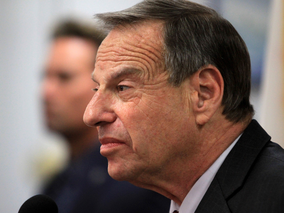 Mayor Bob Filner of San Diego speaks at a news conference in July.