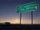 The Extraterrestrial Highway, so named because of reports of UFO activity along the road, runs along the eastern border of the top-secret Area 51 base in Nevada. The Extraterrestrial Highway, so named because of reports of UFO activity along the road, runs along the eastern border of the top-secret Area 51 base in Nevada.