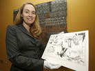 Curator Jenny Robb is in charge of the Billy Ireland Cartoon Library and Museum's vast collection of everything from Calvin and Hobbes to Superman. Curator Jenny Robb is in charge of the Billy Ireland Cartoon Library and Museum's vast collection of everything from Calvin and Hobbes to Superman.