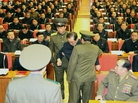 A still image taken from North Korea's state-run television footage and released Monday shows Jang Song Thaek being forcibly removed by uniformed personnel from a meeting of the Central Committee of the Workers' Party of Korea in Pyongyang. A still image taken from North Korea's state-run television footage and released Monday shows Jang Song Thaek being forcibly removed by uniformed personnel from a meeting of the Central Committee of the Workers' Party of Korea in Pyongyang.