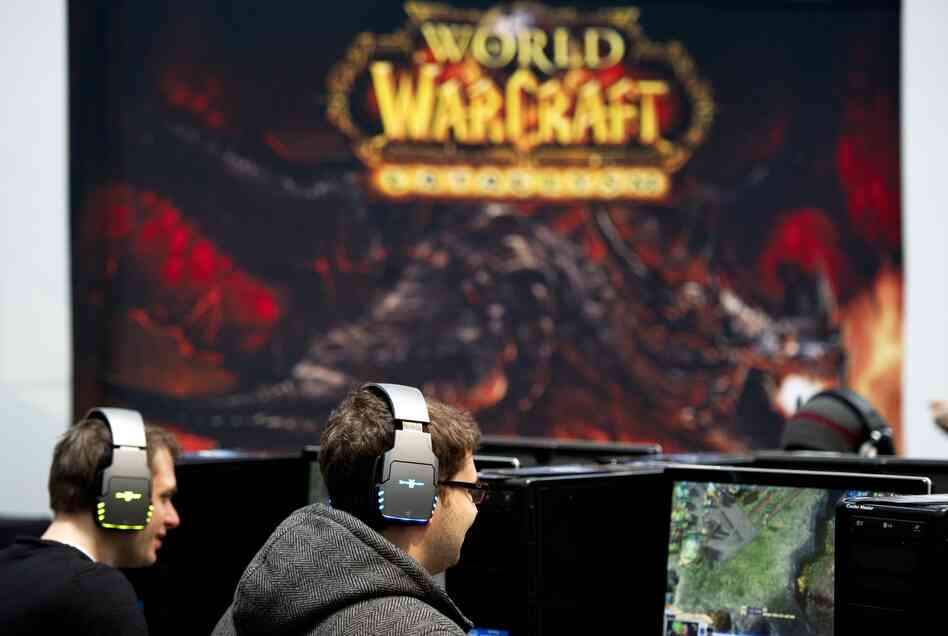 Gamers play at an IT fair in Germany. The NSA and a British counterpart have deployed agents into several virtual worlds, according to reports, including the online game World of Warcraft. Gamers play at an IT fair in Germany. The NSA and a British counterpart have deployed agents into several virtual worlds, according to reports, including the online game World of Warcraft.