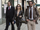 A '70s con-artist couple (Christian Bale and Amy Adams) are forced to team up with an FBI agent (Bradley Cooper, right) in American Hustle, inspired by a real-life sting targeting corrupt politicians. A '70s con-artist couple (Christian Bale and Amy Adams) are forced to team up with an FBI agent (Bradley Cooper, right) in American Hustle, inspired by a real-life sting targeting corrupt politicians.