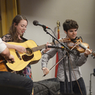 Sarah Jarosz performing live on Mountain Stage. Sarah Jarosz performing live on Mountain Stage.