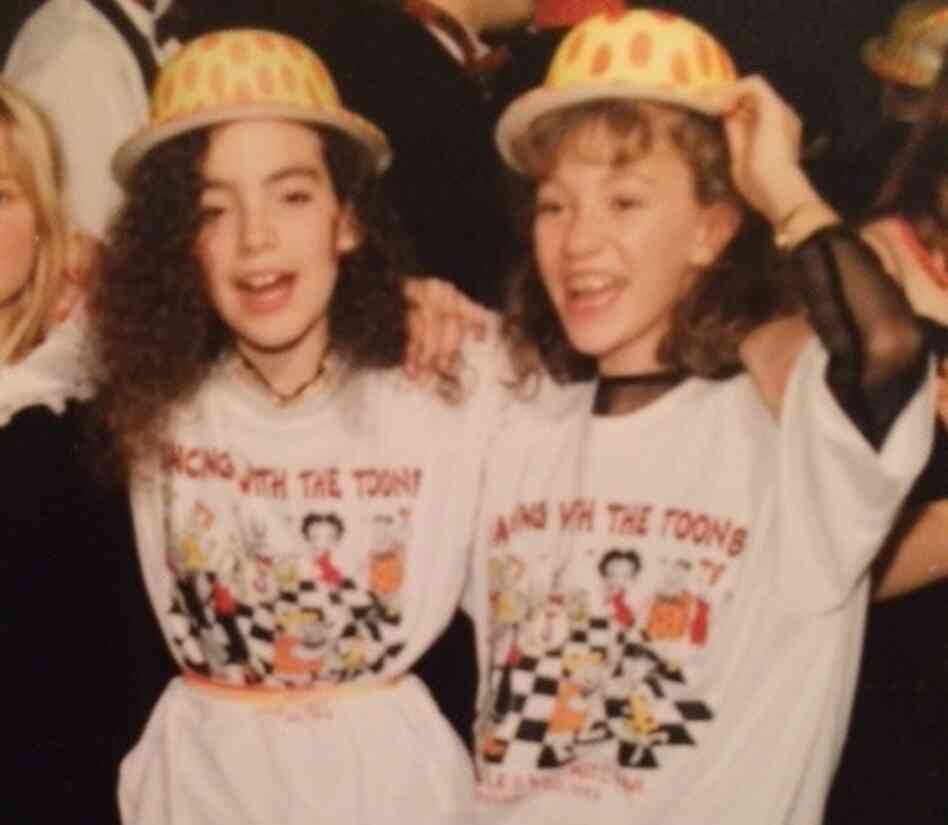 Jennifer and Rachel, at Jennifer's bat mitzvah. Jennifer and Rachel, at Jennifer's bat mitzvah.