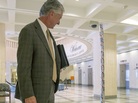 Florida lobbyist Keith Arnold stops to look at Chaz Stevens' Festivus pole made out of beer cans in the rotunda of the Florida Capitol in Tallahassee. Florida lobbyist Keith Arnold stops to look at Chaz Stevens' Festivus pole made out of beer cans in the rotunda of the Florida Capitol in Tallahassee.