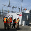 PG&E, a Northern California utility company, is already experimenting with big batteries to store wind-generated electricity at its Vaca-Dixon Substation.