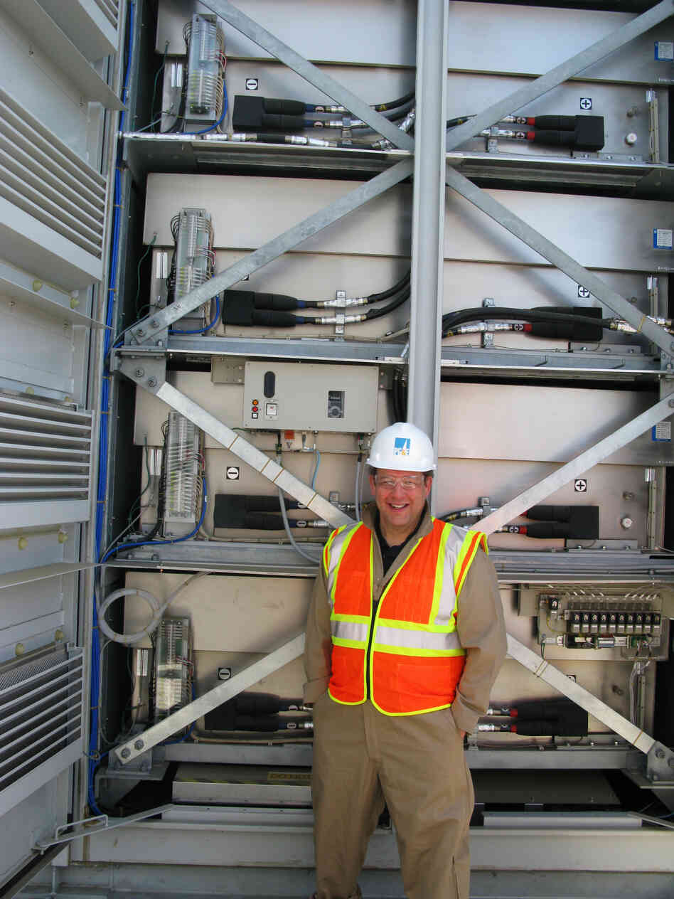 PG&E's Todd Strauss says there are many possible uses for batteries in helping to stabilize an electric grid. PG&E's Todd Strauss says there are many possible uses for batteries in helping to stabilize an electric grid.